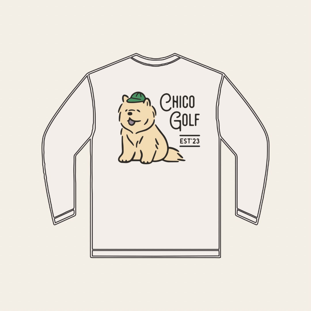 Dog Logo Longsleeve - Bone