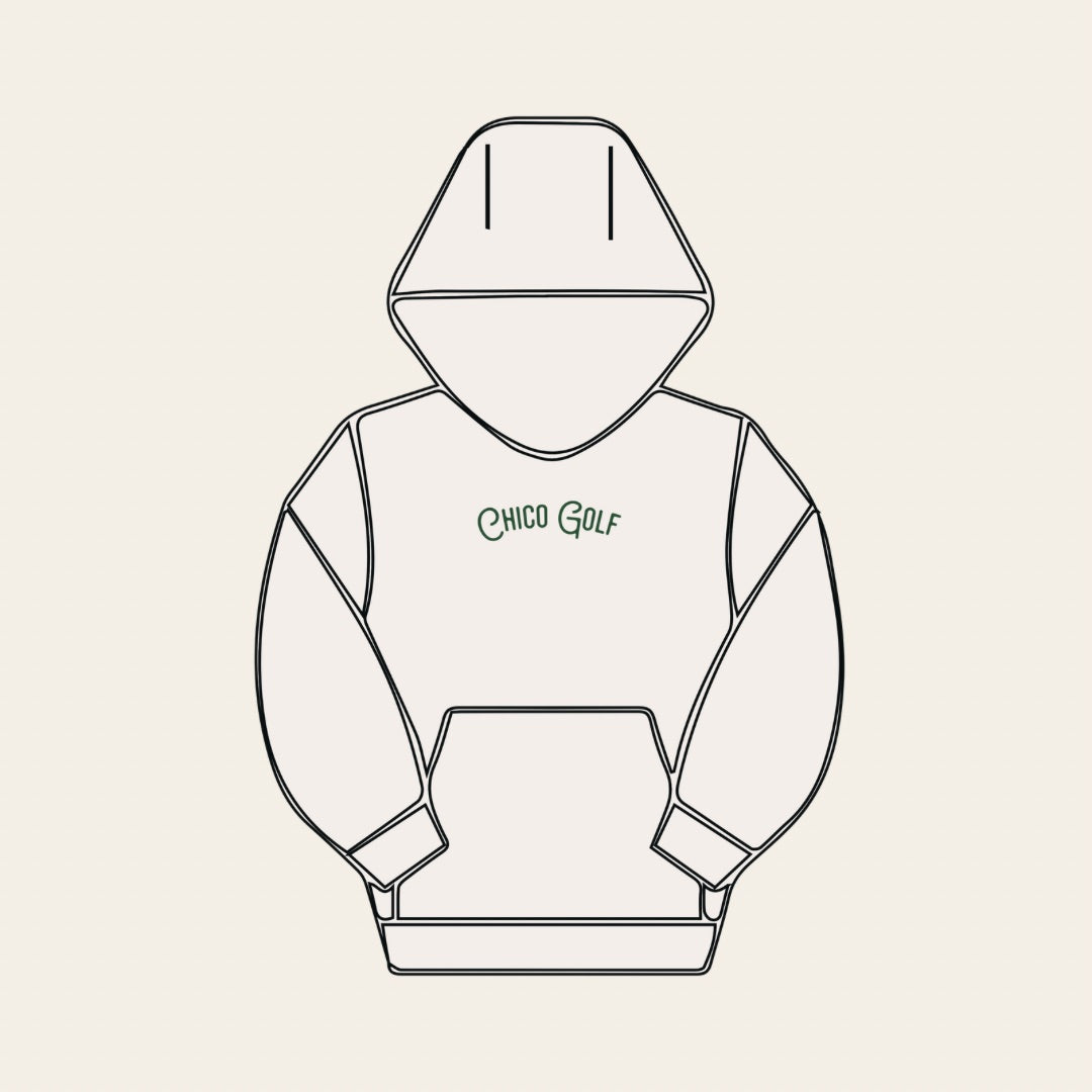 Flag Logo Hoodie - Bone