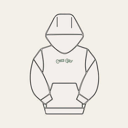 Flag Logo Hoodie - Bone